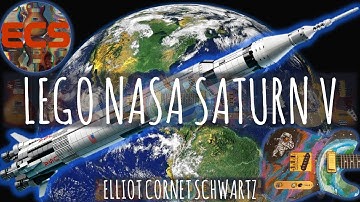 LEGO NASA Apollo Saturn V Ideas 21309 - Building Timelapse