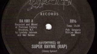 Jimmy Spicer - Adventures Of Super Rhyme (Rap)