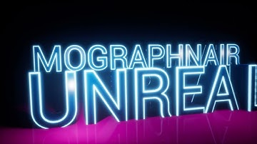 Title animation created in Unreal Engine