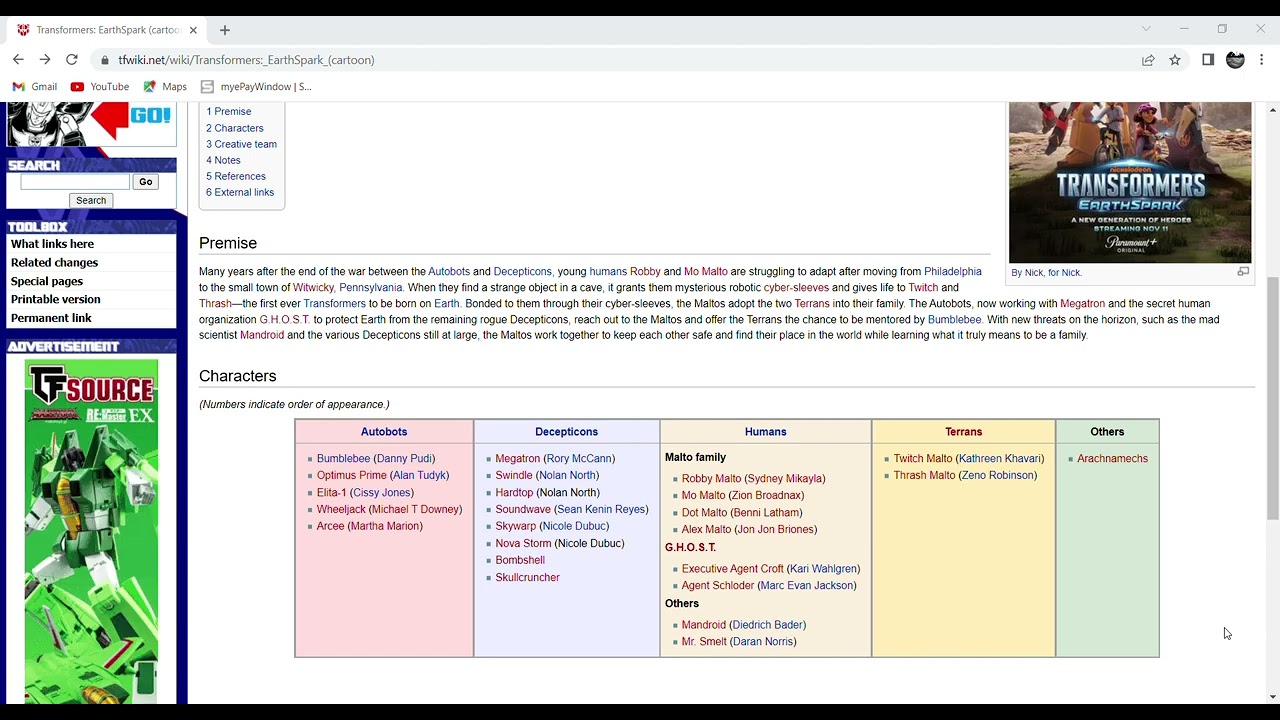 My thoughts on Episode 1 of Transformers Earthspark