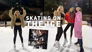 Skating on the ice, nearly broke my hand 🤦🏼‍♀️ | ellene pei