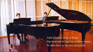 Video thumbnail of "Supper's Ready for two Grand Pianos"