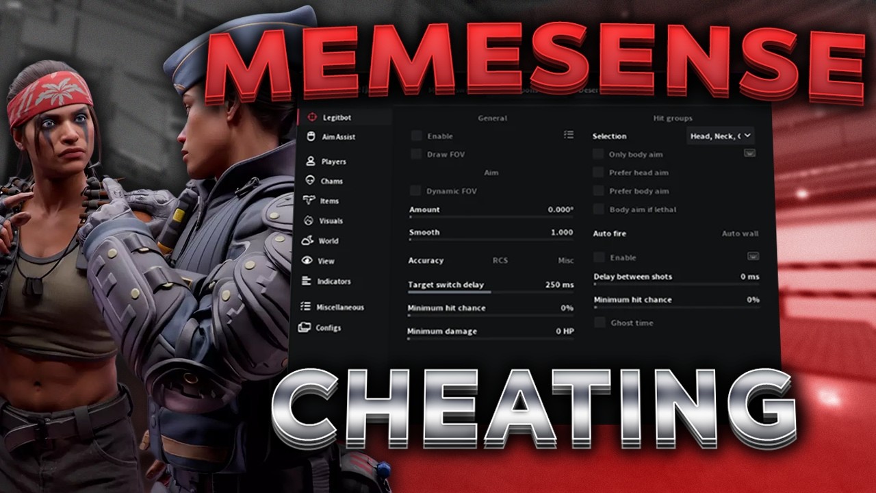 Легальный чит для CS2 с помощью MEMESENSE.GG (Зеленый фактор доверия)