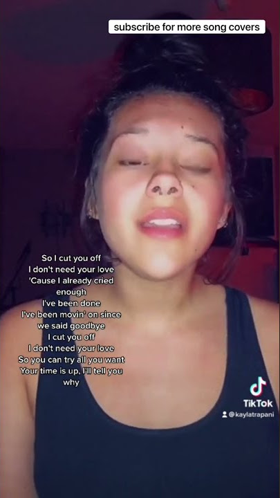 Dua Lipa - IDGAF 🙄🤷🏻‍♀️😒 (Cover by Kayla Trapani) #idgaf #singing #shorts