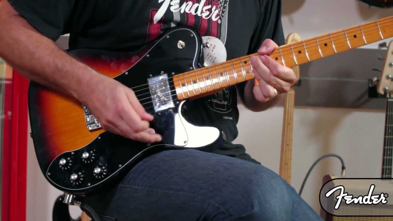 Fender American Vintage '72 telecaster Custom - YouTube