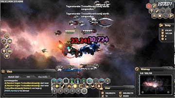 dark orbit 1 vs 1 with aegis with 1 lf4 and 1 apis more and uses kami