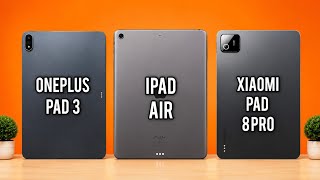 ONEPLUS PAD 3 vs IPAD AIR vs XIAOMI PAD 8 PRO | FULL COMPARISON
