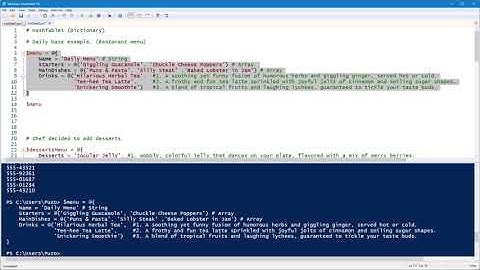 PowerhShell - HashTables