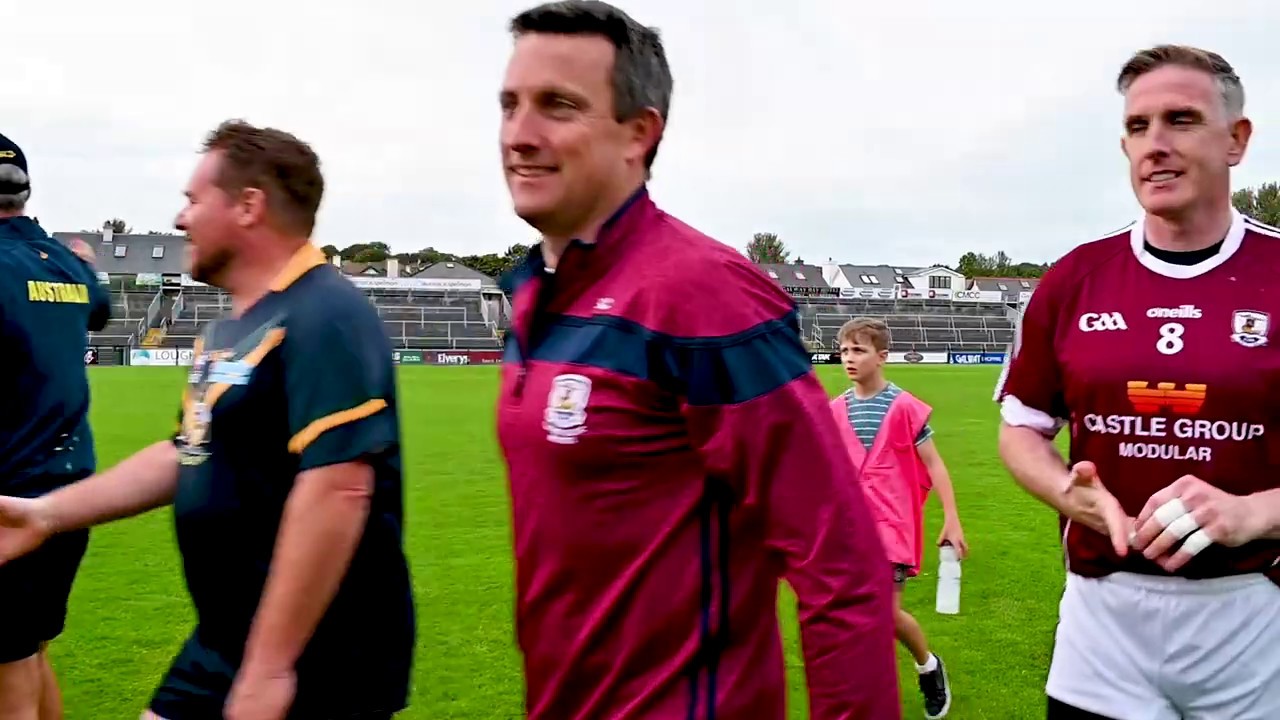 Galway Gaelic Masters v Australia 2019 Official players version....contains strobe light effects....