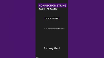 PostgreSQL connection string Part3 #csharp #dotnet #entityframeworkcore  #entityframework
