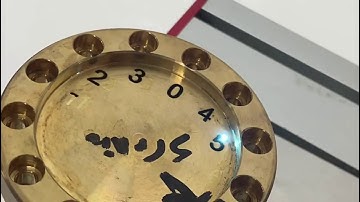 Laser marking on brass electronic component - Automator nanoVISII
