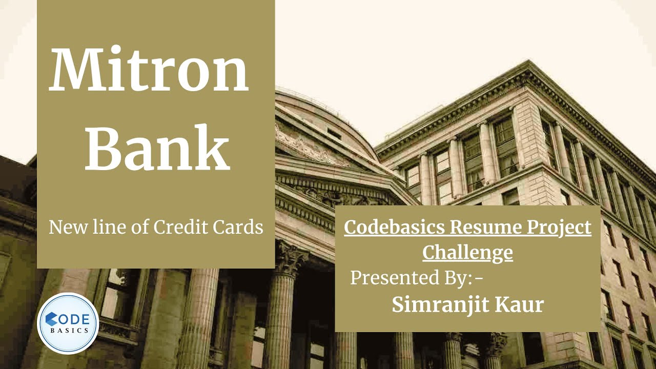Mitron Bank Data Analytics Project || Codebasics Resume Project Challenge