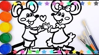 Learn Colors Mickey Mouse For Kids, Toddlers Kids Song Kids Cartoon Draw Anything