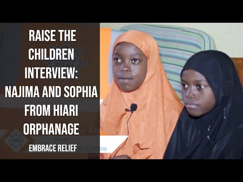 Najima and Sophia (Hirari Orphanage) | Embrace Relief