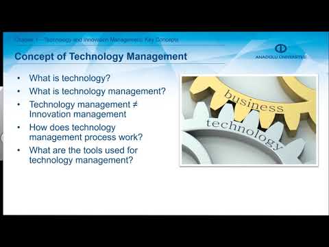 TECHNOLOGY AND INNOVATION MANAGEMENT - Chapter 1 Summary