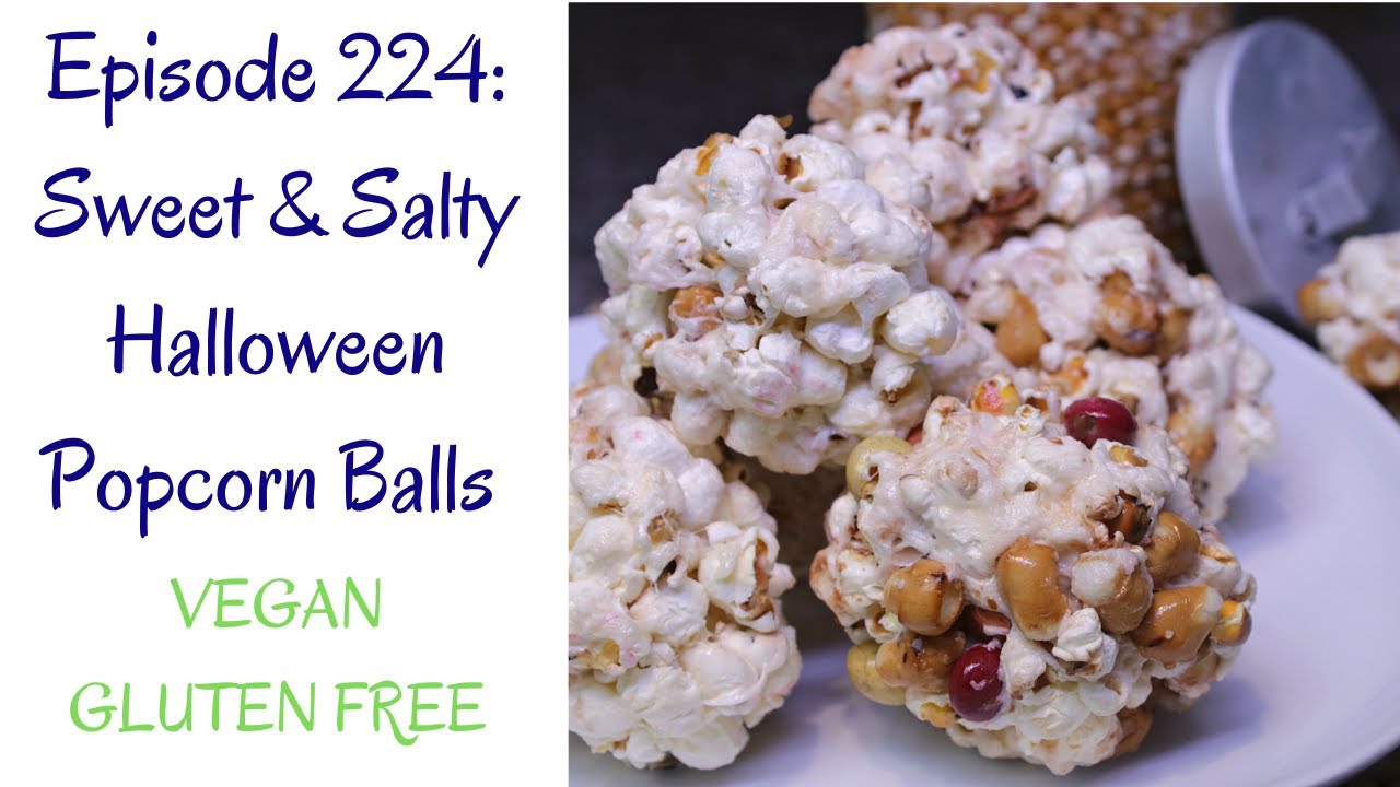 Sweet & Salty Halloween Popcorn Balls // Gluten Free // Vegan // shorts YouTube