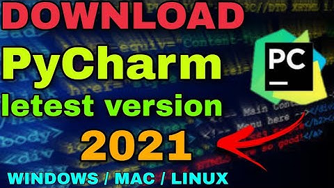 How to install the PyCharm IDE on Windows7,8,10,xp [ 2021 Update ] || Letest Version