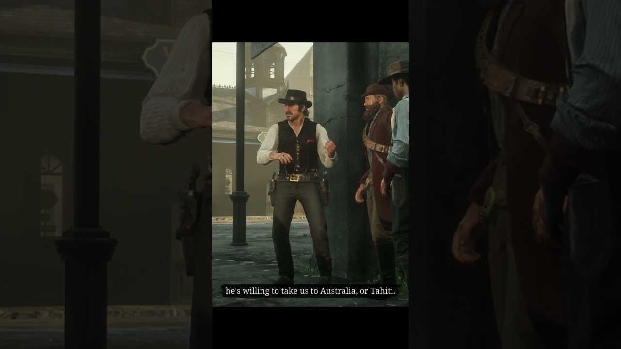 Датч хочет в Австралию или на Таити😂 Red Dead Redemption 2