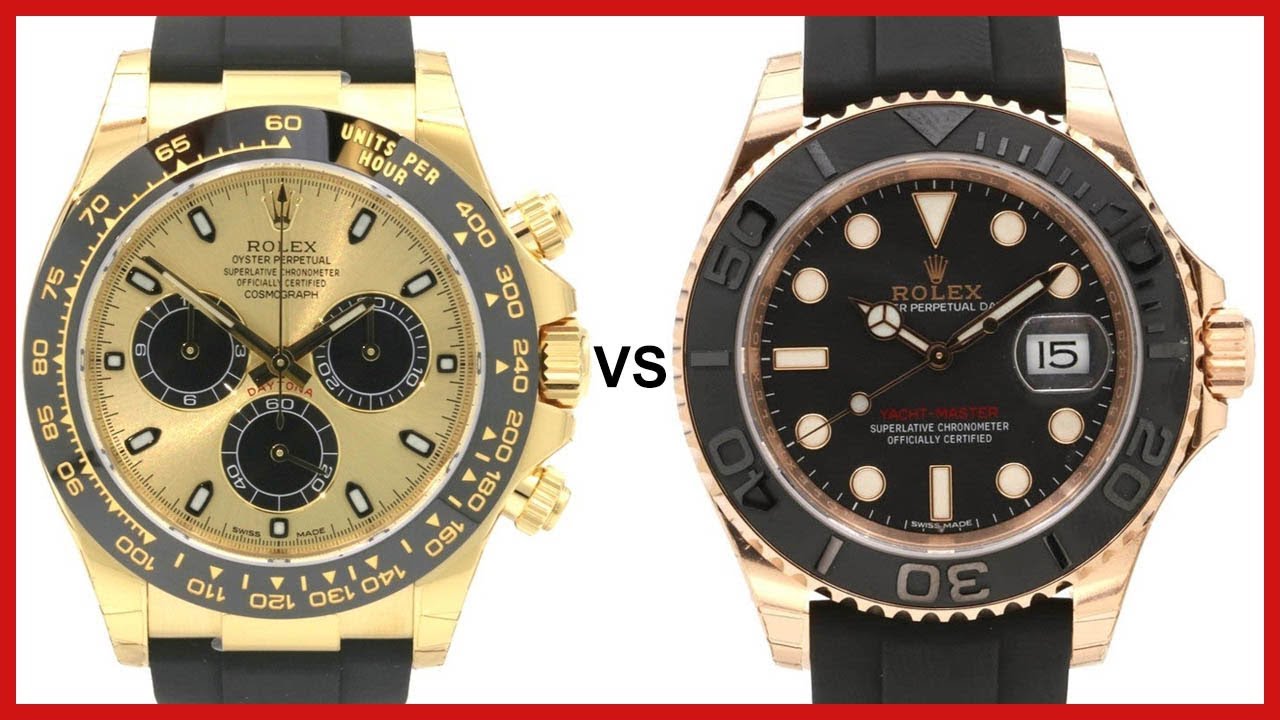 rolex yacht master 40 vs daytona