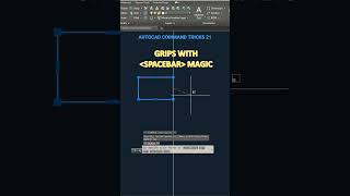 #autocadcommands #shorts , grips with spacebar