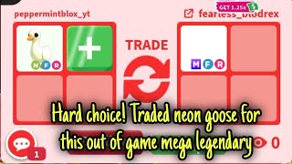 Hard Choice Traded Neon Goose For This Out Of Game Mega Legendary Peppermintblox