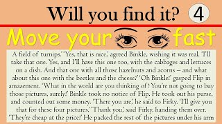 Train Your Eyes | Find Words in Red | Speed Reading | Test 4