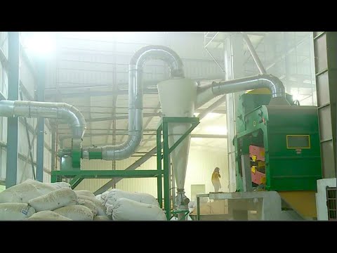 Double deck paddy pre-cleaner (25 TPH) for large scale auto rice mill