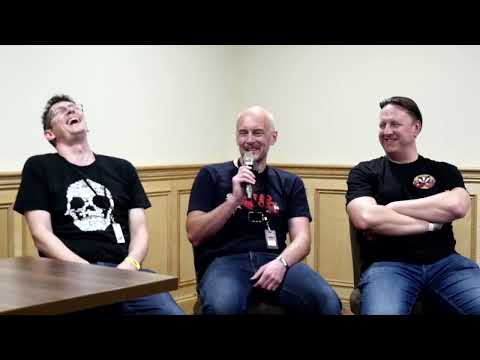 Nivrig, H0ffman & Zendar of Badger Punch Games Onstage presentation   Kickstart 01 Amiga Expo UK