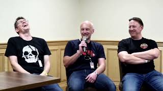 Nivrig, H0ffman & Zendar of Badger Punch Games Onstage presentation   Kickstart 01 Amiga Expo UK