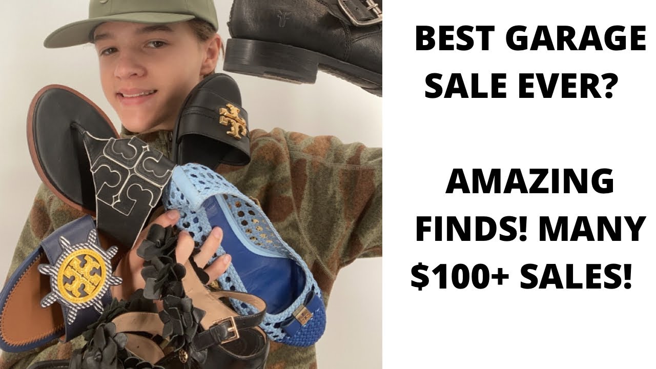 Best Garage Sale Ever?! Massive Garage Sale Shoe Haul to Resell on