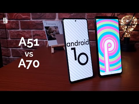 Samsung Galaxy A51 vs Samsung Galaxy A70 - Speed test, Camera comparison