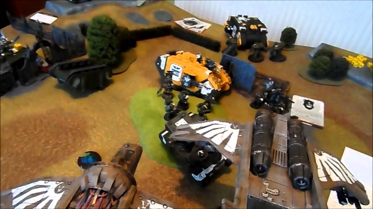 40k 7th Edition Guard Vs Space Marines 1850point Battle Report - YouTube