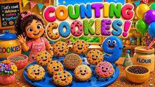 Count the Cookies | Fun Song for Kids | Nursery Rhymes &amp; Learning 