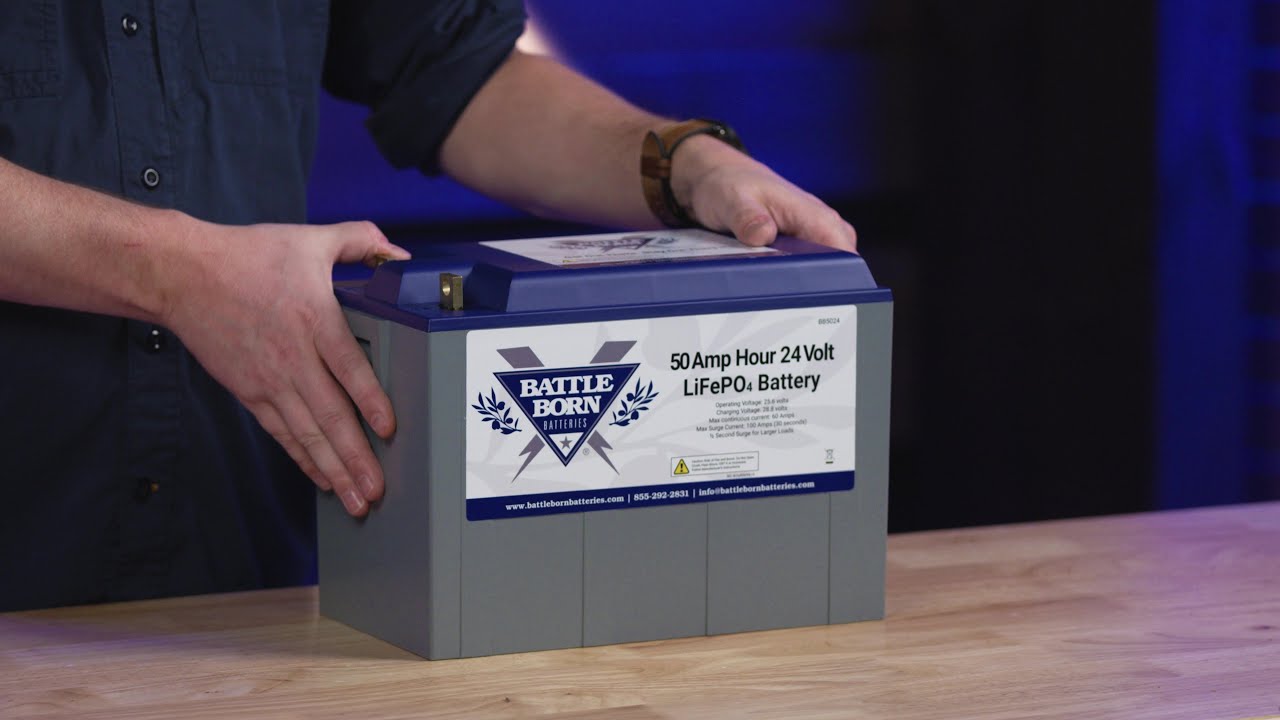Unboxing the Battle Born Batteries 50Ah 24V LiFePO4 Deep Cycle Battery