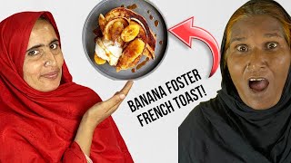 Tribal People Try Banana Foster French Toast For The First Time