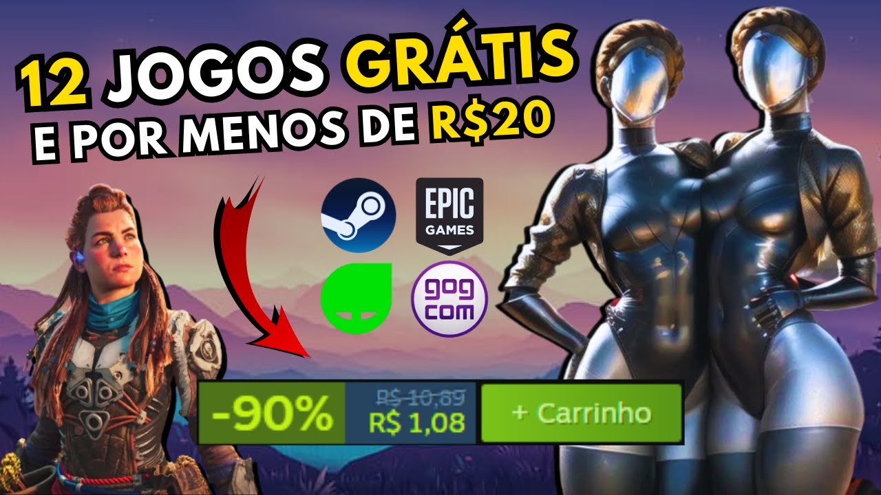 27 Jogos GRÁTIS para PC e Crossplay - de GRAÇA para SEMPRE! +jogos de  PRESENTE para INSCRITOS 