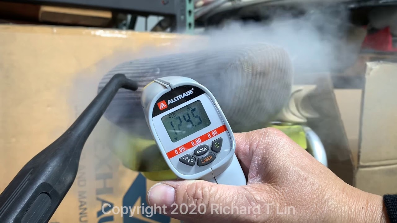 VX5000 Steamer Surface Temps YouTube