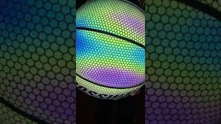 Size 7 Glow In The Dark Basketball Luminous Basketball Customized Logo Holographic Basketball