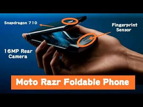 Motorola Razr Foldable Phone - Review l flip phone with foldable display l First Look l SD710