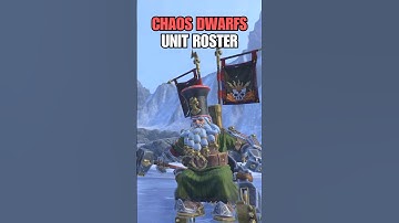 Chaos Dwarfs Unit Roster in Less than 60 Seconds | Total War Warhammer 3