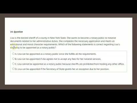 NYS Notary Public iPREP Scenario Q14