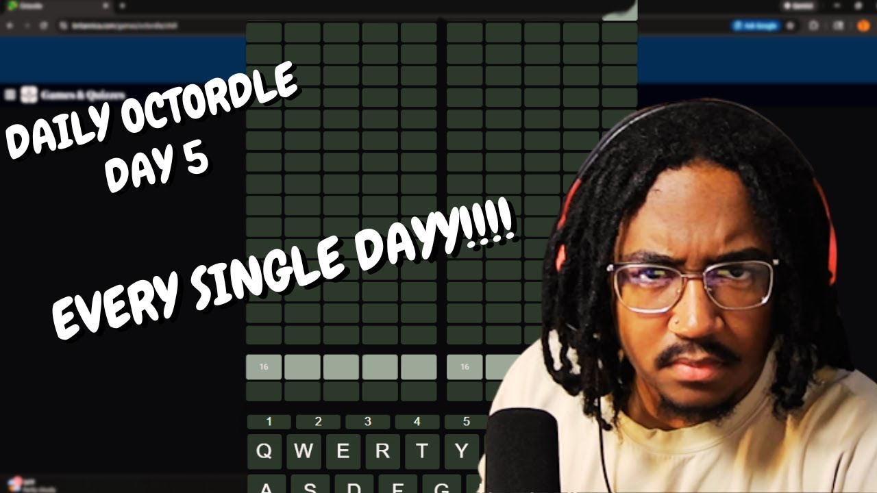 OCTORDLE EVERY SINGLE DAY (DAY 5) WE ARE GETTING FASTER