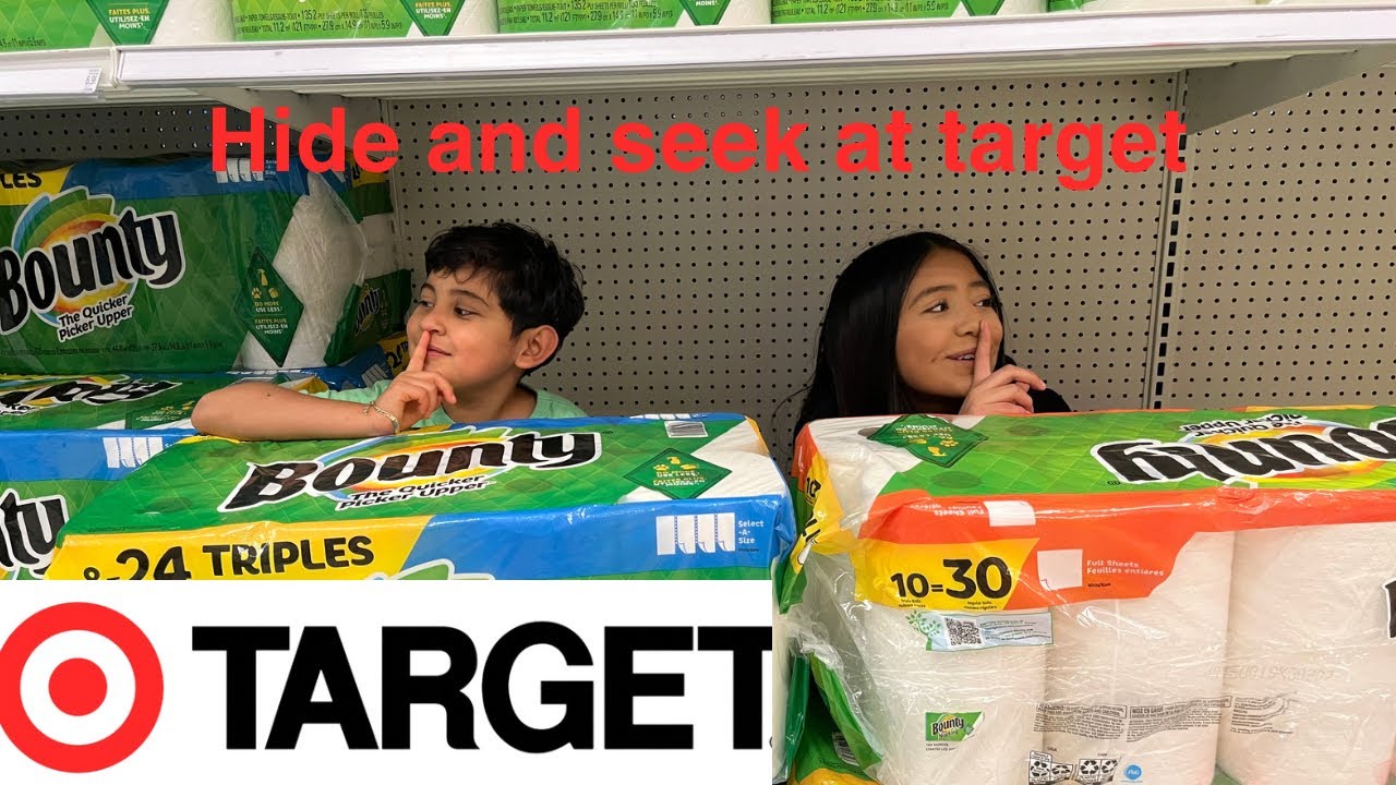 Hide and seek at target | The Cruz Siblings - YouTube