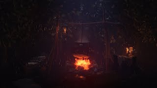 Campfire scene