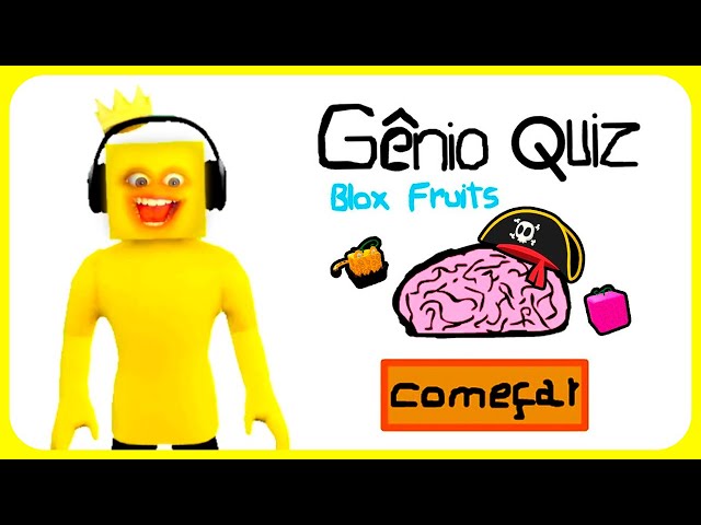 Quiz do Melhor jogo de Roblox (Blox Fruit)