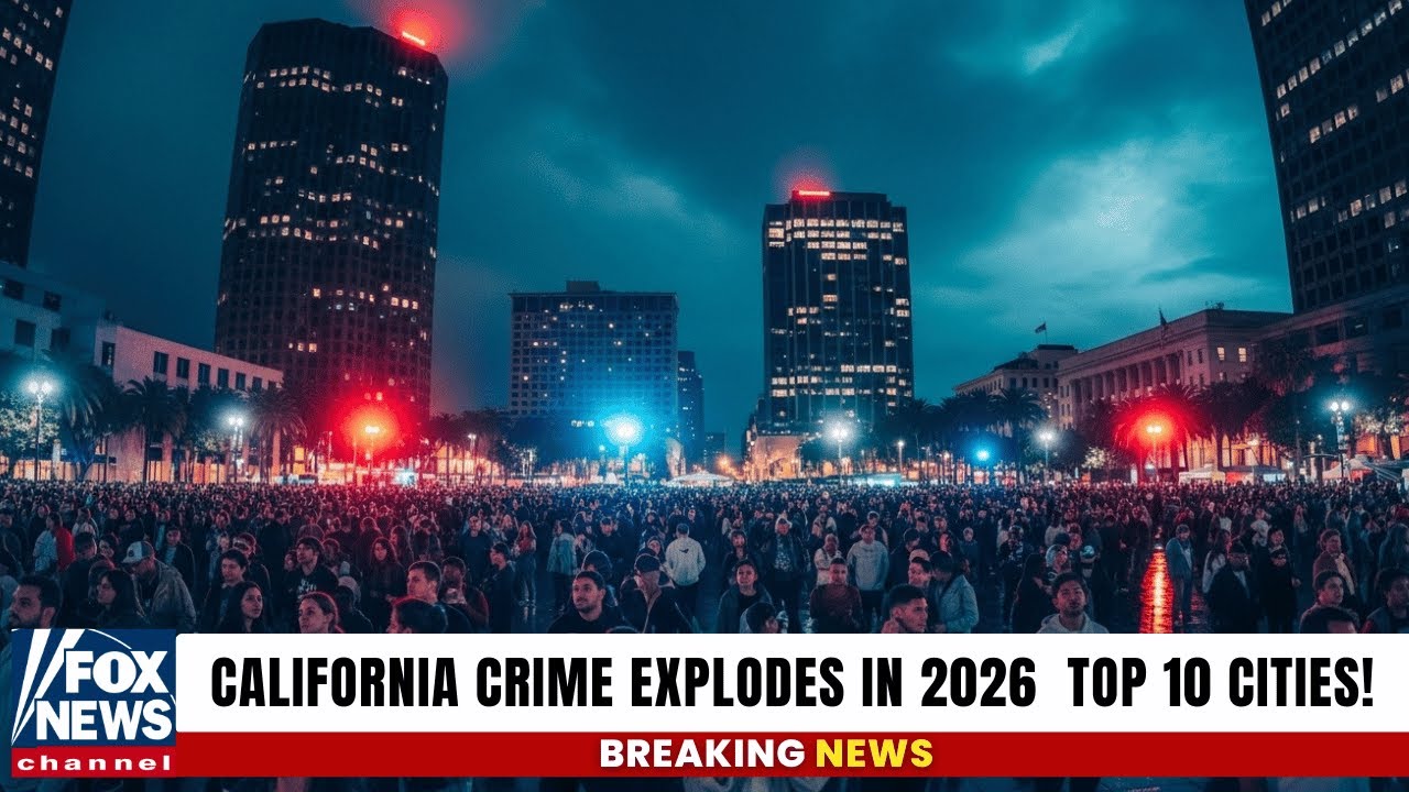 Top 10 California Cities with Skyrocketing Crime Rates in 2026