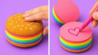 EASY DIY PAPER CRAFTS 🌈✨ Satisfying &amp; Creative Ideas by 123 GO!