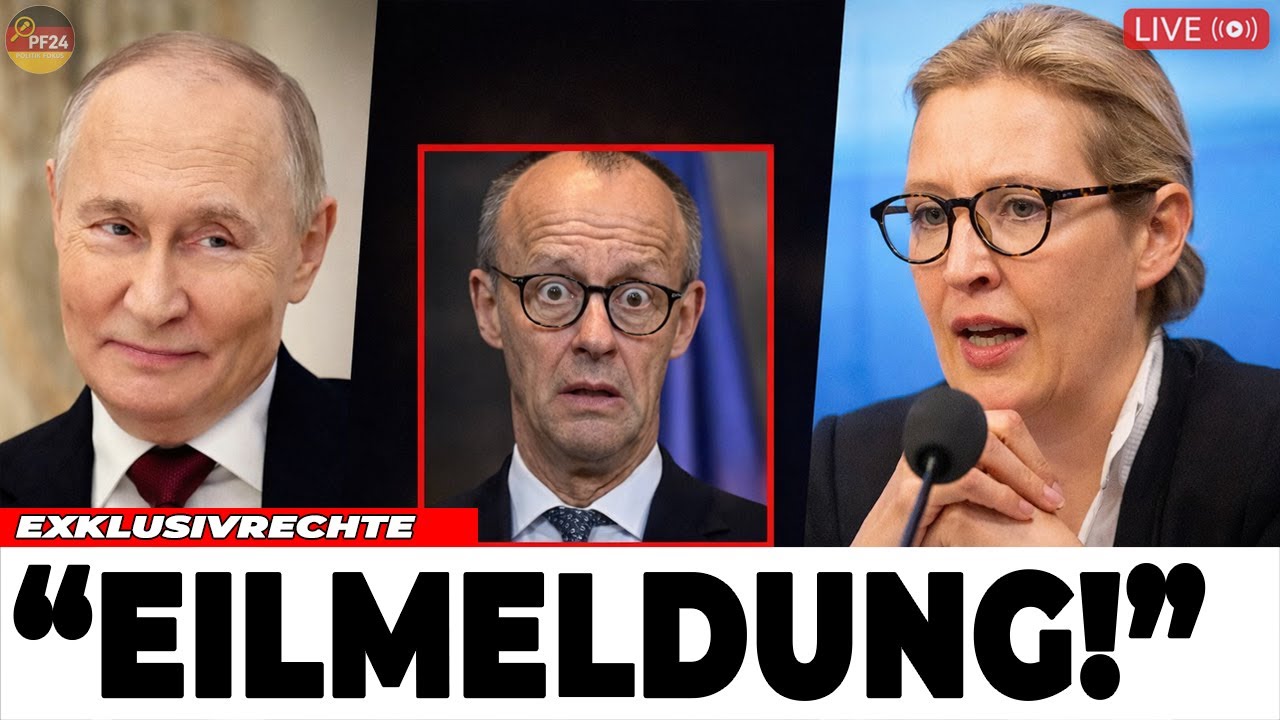 🚨 VOR 5 MIN! 🚨 AfD WIRD Putins neuer Verhandlungspartner — Merz ist machtlos gegenüber der AfD