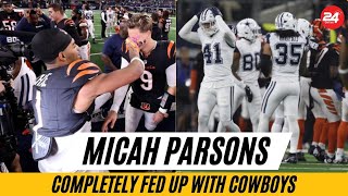 Micah Parsons Completely Fed Up with Cowboys After Blocked Punt Blunder vs Bengals