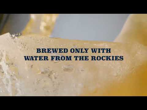 Coors Banquet. Brewed with 100% Rocky Mountain Water.